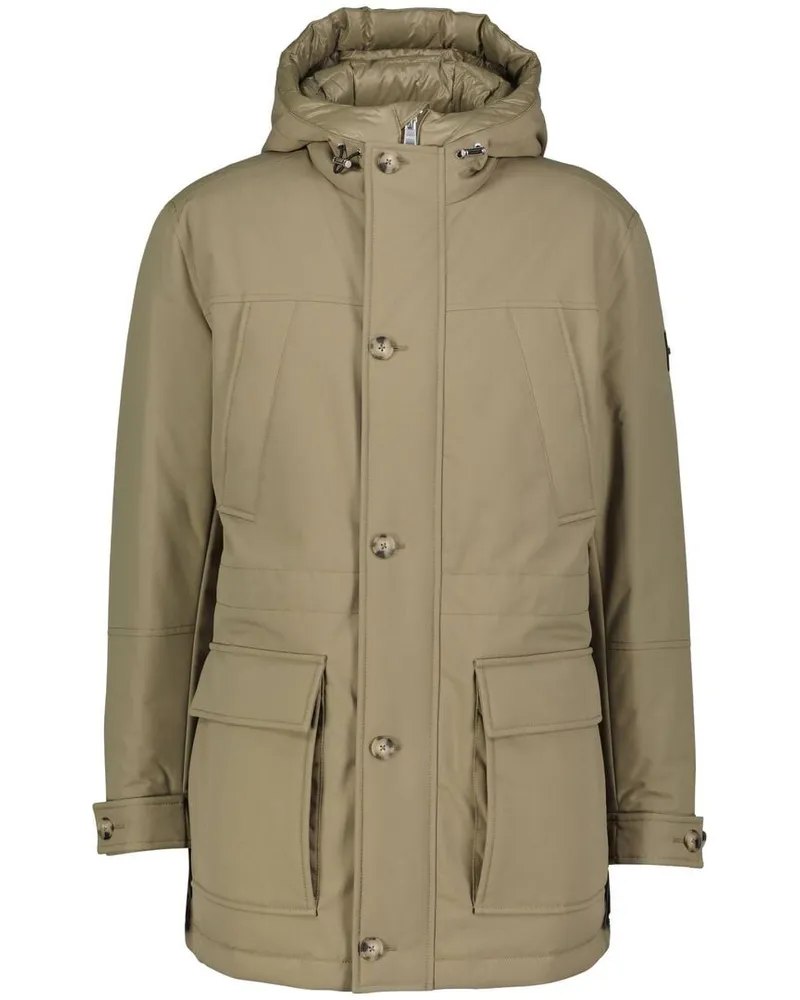 HUGO BOSS Herren Daunenjacke H-DETONI Braun