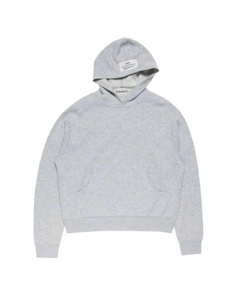 Acne Studios Herren Hoodie aus Kaschmirmischung Grau