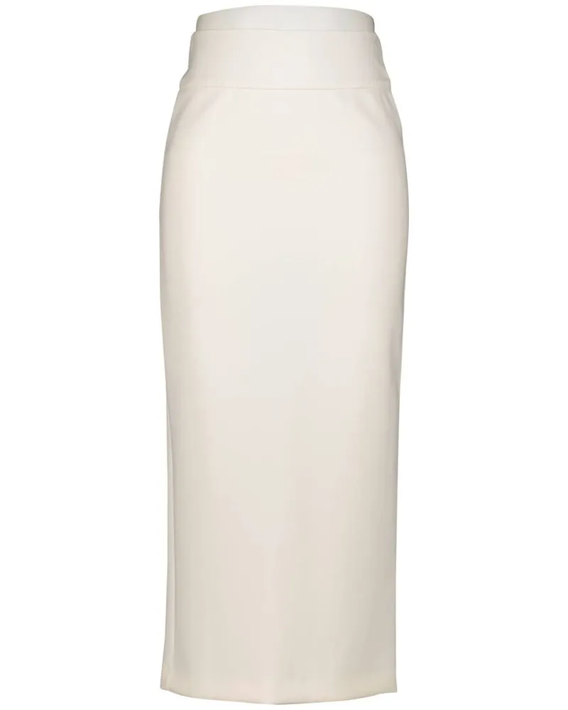 Max Mara Damen Bleistiftrock BLOCCO Weiss