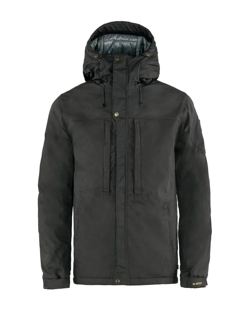 Fjäll Räven Herren Kapuzenjacke wattiert SKOGSÖ PADDED Dunkelgrau