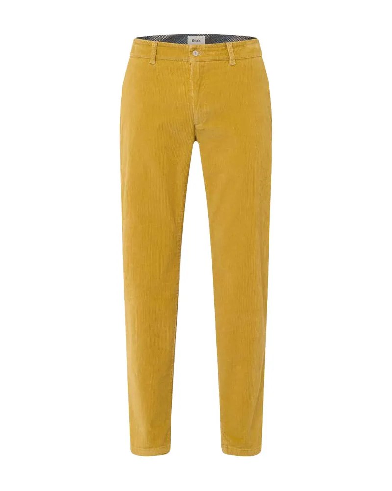 Brax Herren Cordhose STYLE. PHIL Gelb