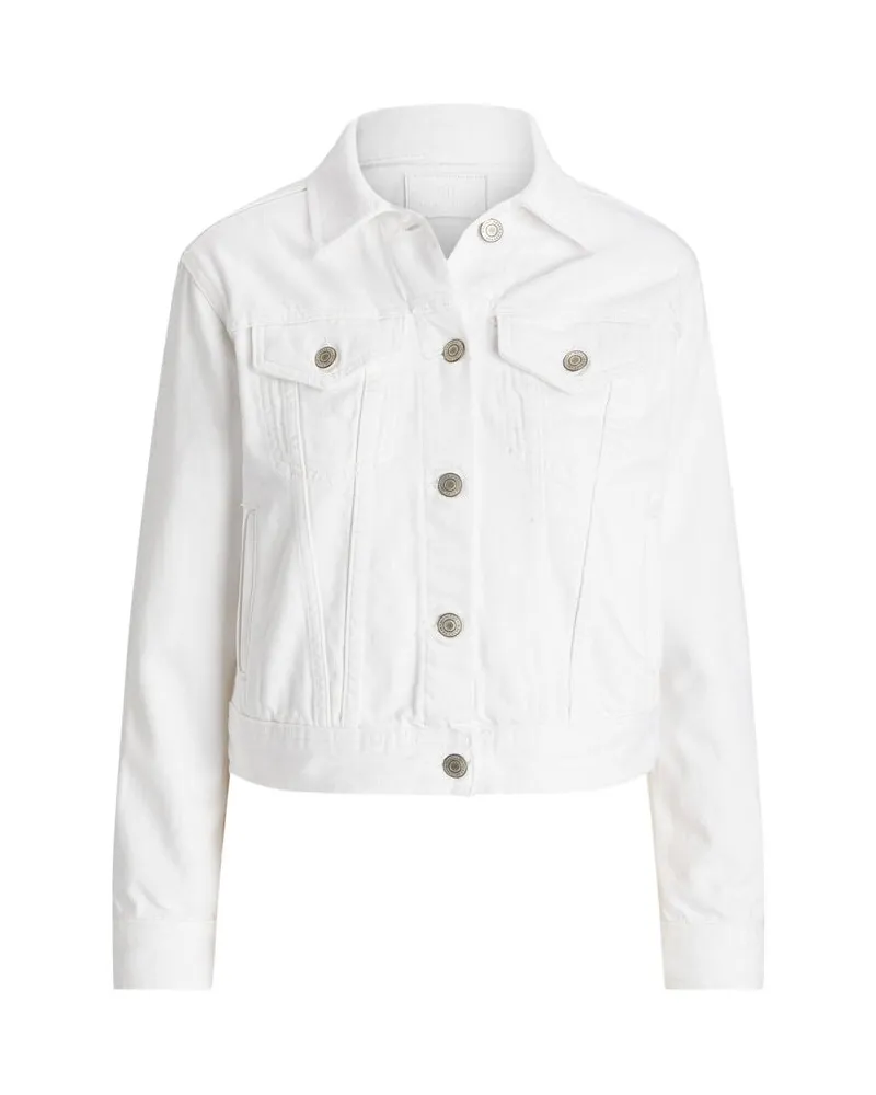 Ralph Lauren Damen Jeansjacke aus Baumwolle Weiss