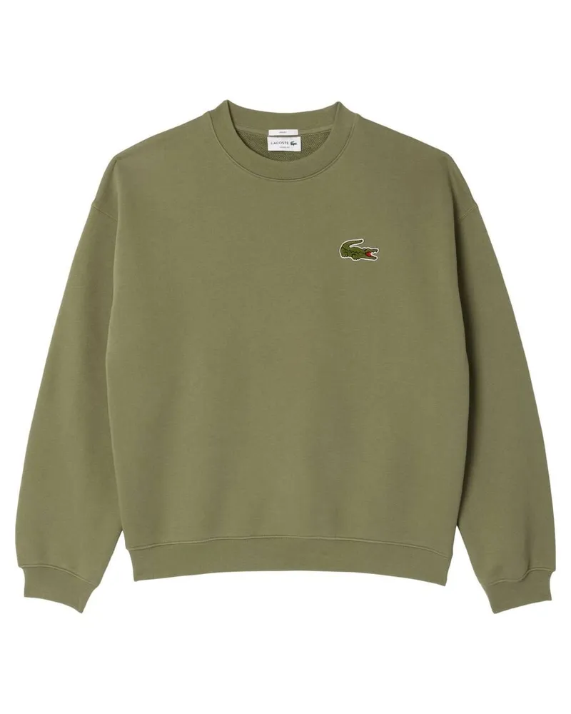 Lacoste Herren Sweatshirt Loose Fit Oliv