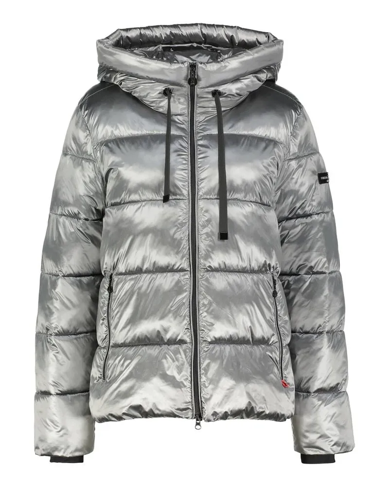 Frieda & Freddies Damen Steppjacke mit Kapuze THERMOLITE SCOTT Grau