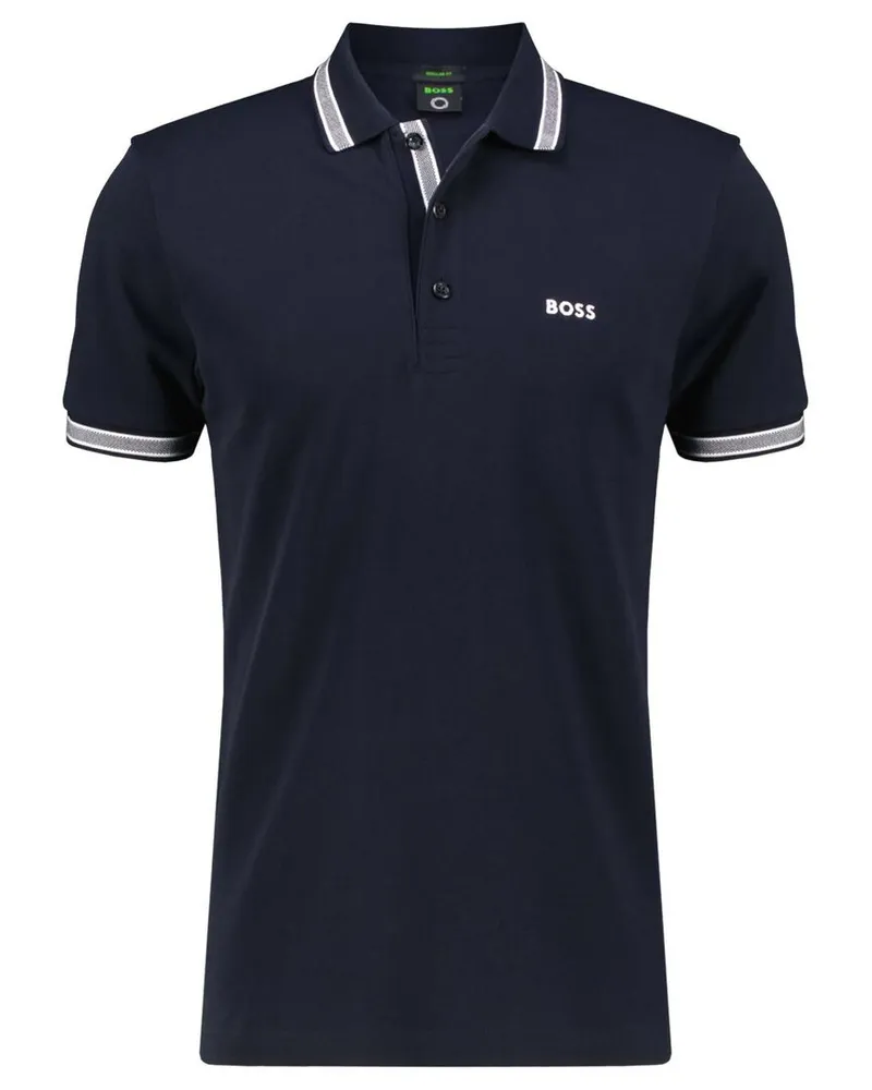 HUGO BOSS Herren Poloshirt PADDY Regular Fit Marine