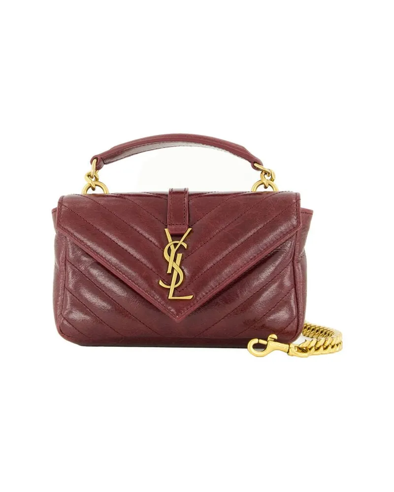 Saint Laurent Damen Umhängetasche COLLEGE Bordeaux
