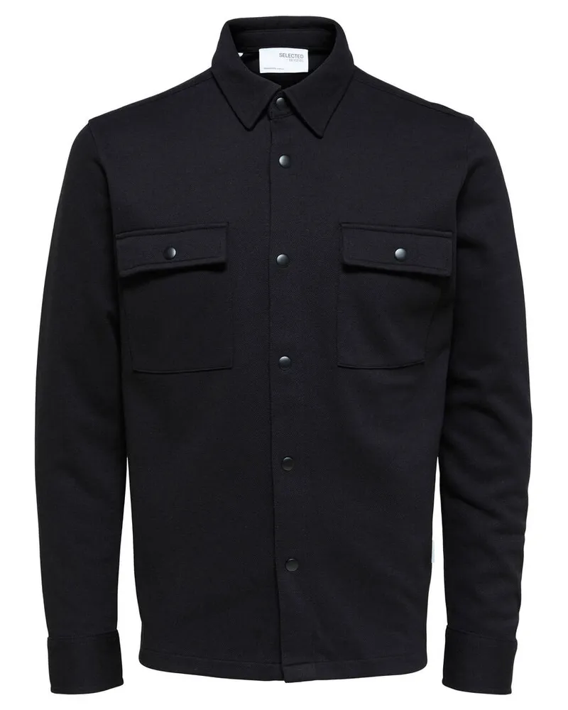 Selected Homme Herren Hemdjacke JACKIE Schwarz