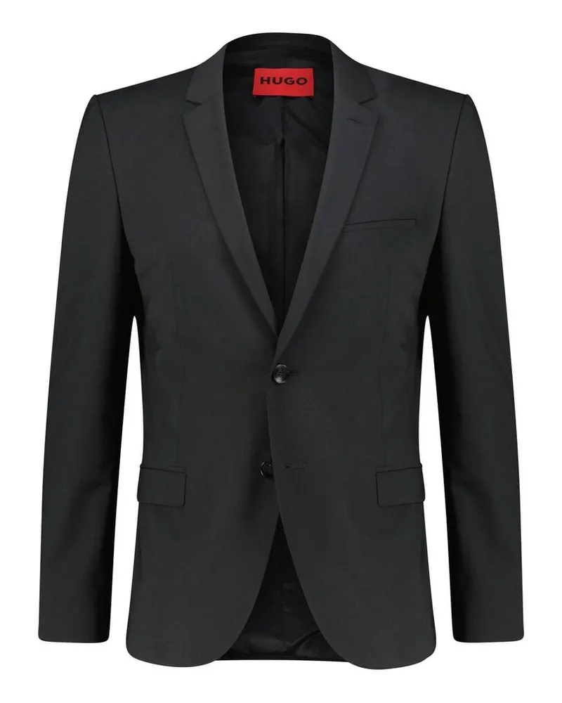 HUGO BOSS Herren Sakko aus Schurwoll-Mix ARTIM204X Extra Slim Fit Schwarz