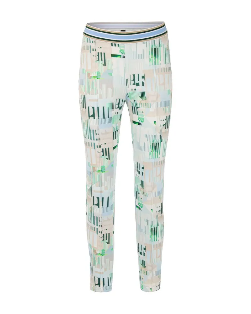 Marc Cain Damen Hose SOFIA Slim Fit Bleu