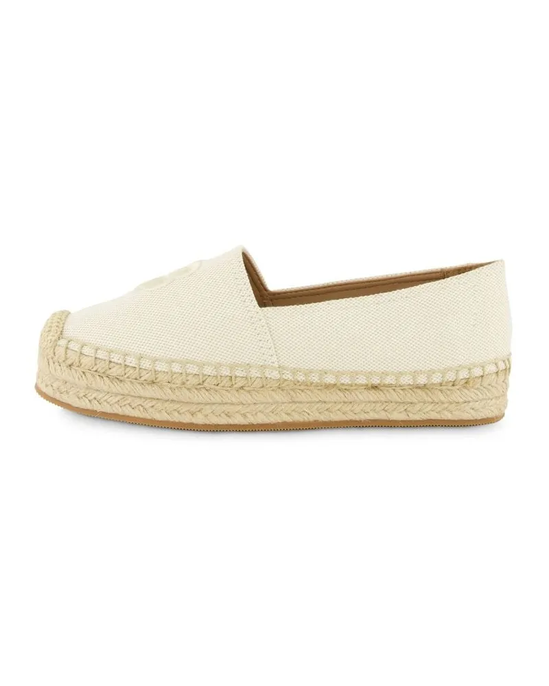HUGO BOSS Damen Espadrilles mit gesticktem Double-B-Logo MADEIRA Beige