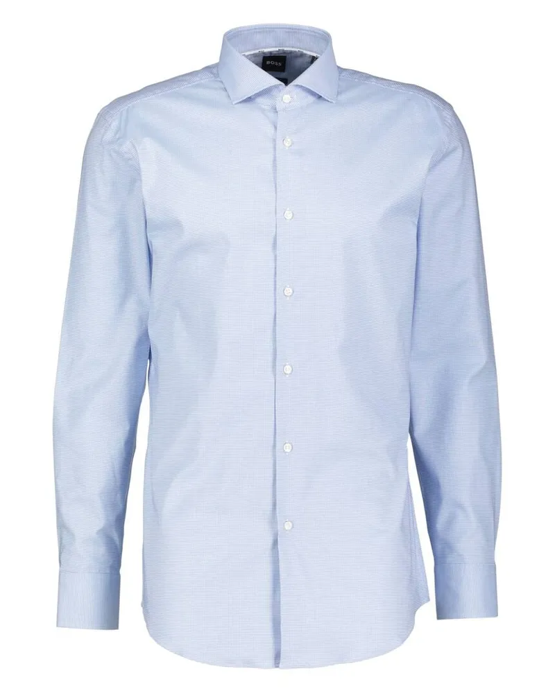 HUGO BOSS Herren Hemd H_HANK_SPREAD_C1_222 Slim Fit Blau