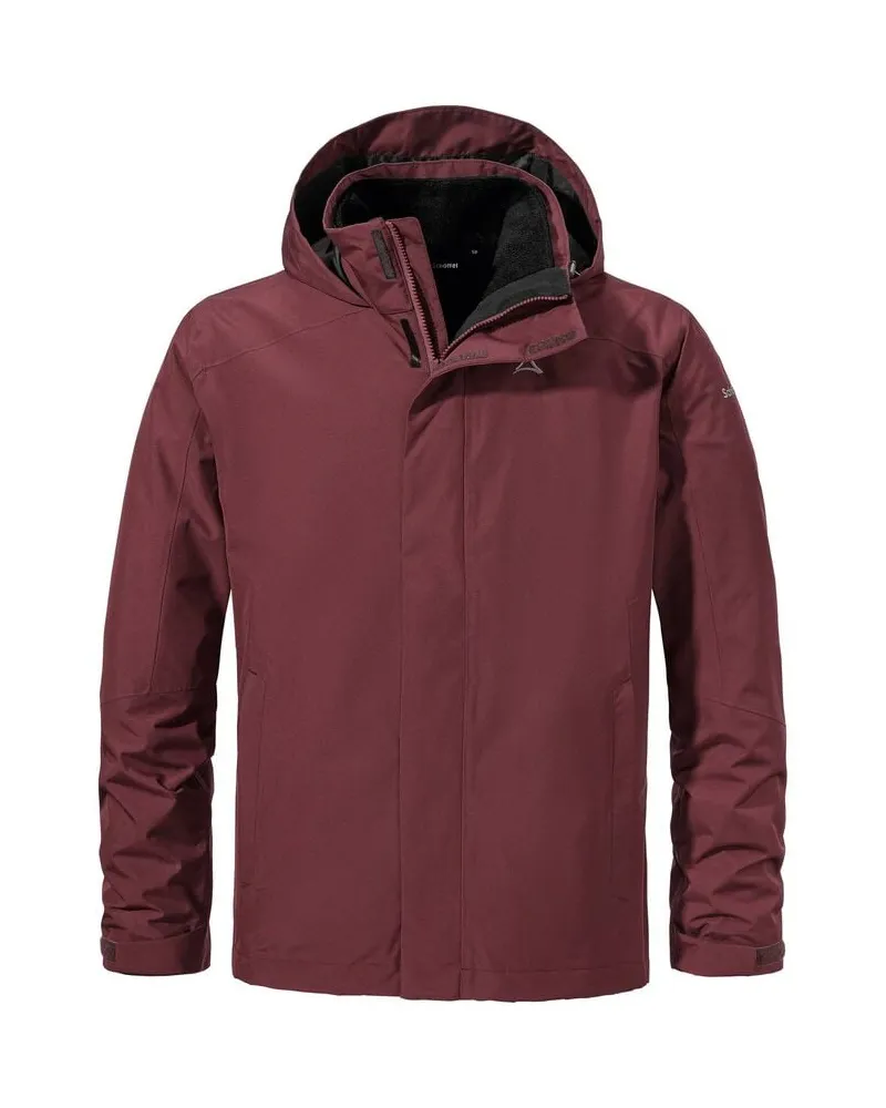 Schöffel Herren Doppeljacke 3 in1 PARTINELLO Bordeaux