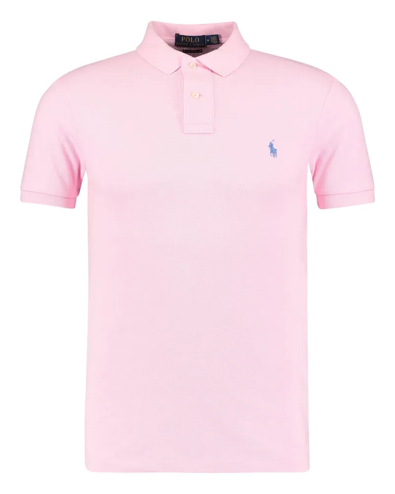 Ralph Lauren Herren Poloshirt Slim Fit Kurzarm Pink