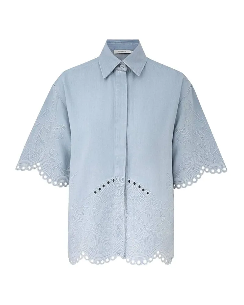 Zimmermann Damen Bluse DAYLIGHT DENIM Blue