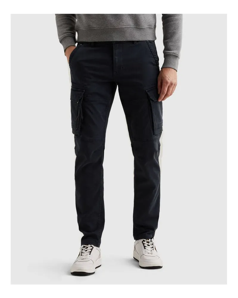 PME Legend Herren Cargohose Relaxed Fit Blau