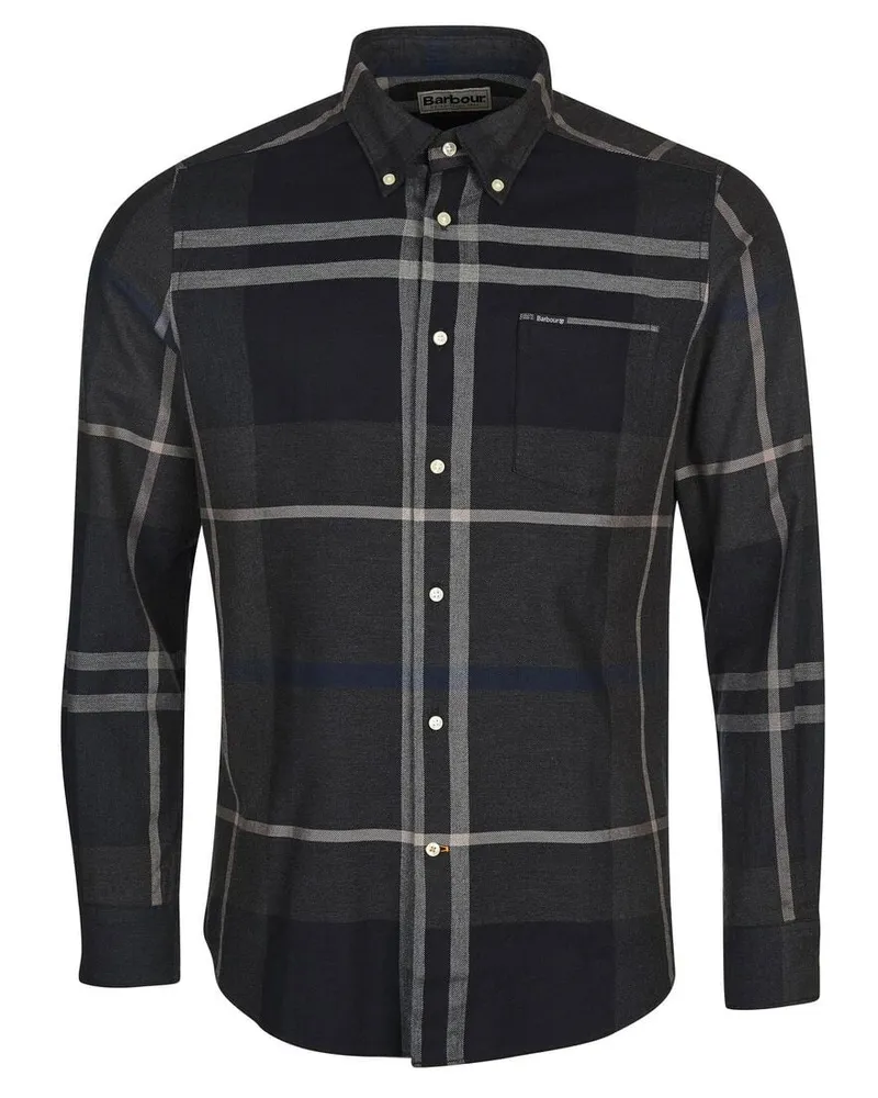 Barbour Herren Hemd DUNOON TAIL Grau