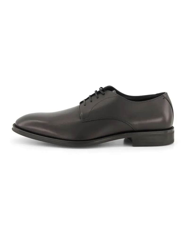 HUGO BOSS Herren Schnürschuhe DERREK_DERB Schwarz