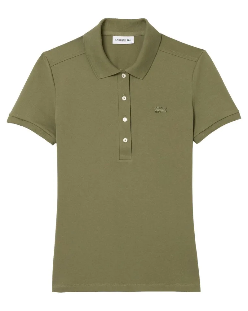 Lacoste Damen Poloshirt Slim Fit Kurzarm Salbei