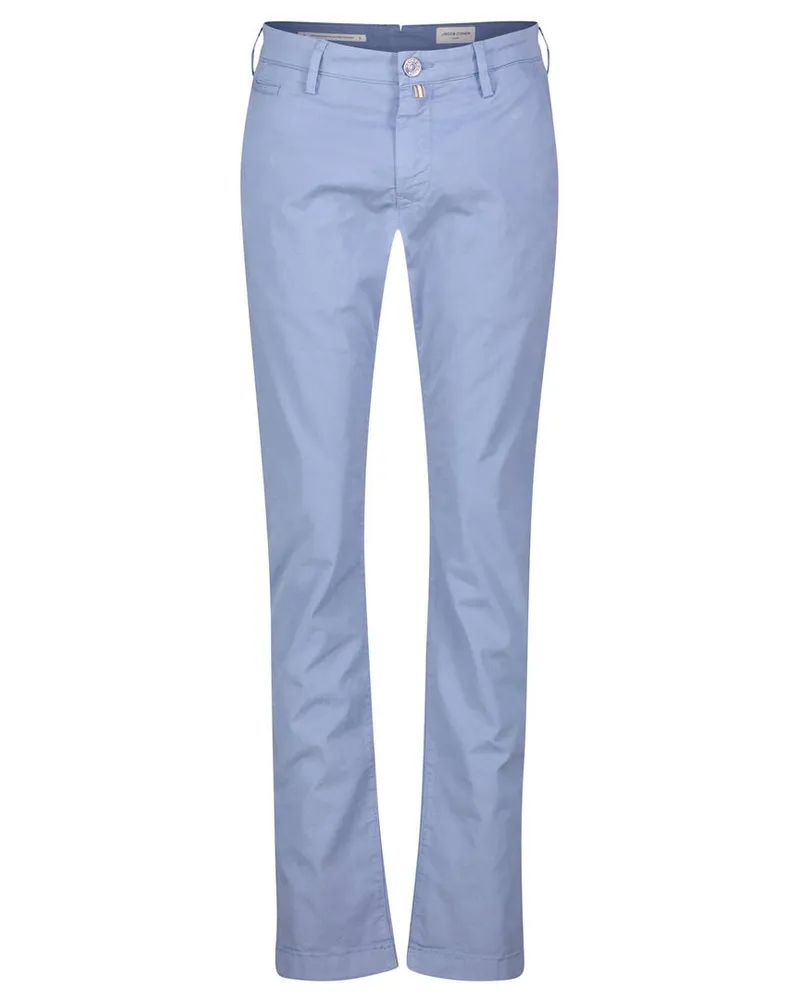 Jacob Cohën Herren Chinohose PANTALONE BOBBY Slim Fit Blau