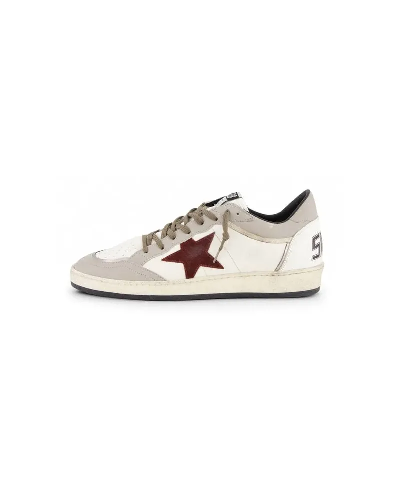 Golden Goose Herren Sneaker BALLSTAR NAPPA Weiss