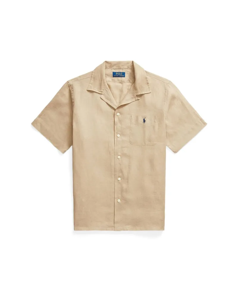 Ralph Lauren Herren Hemd aus Leinen Beige