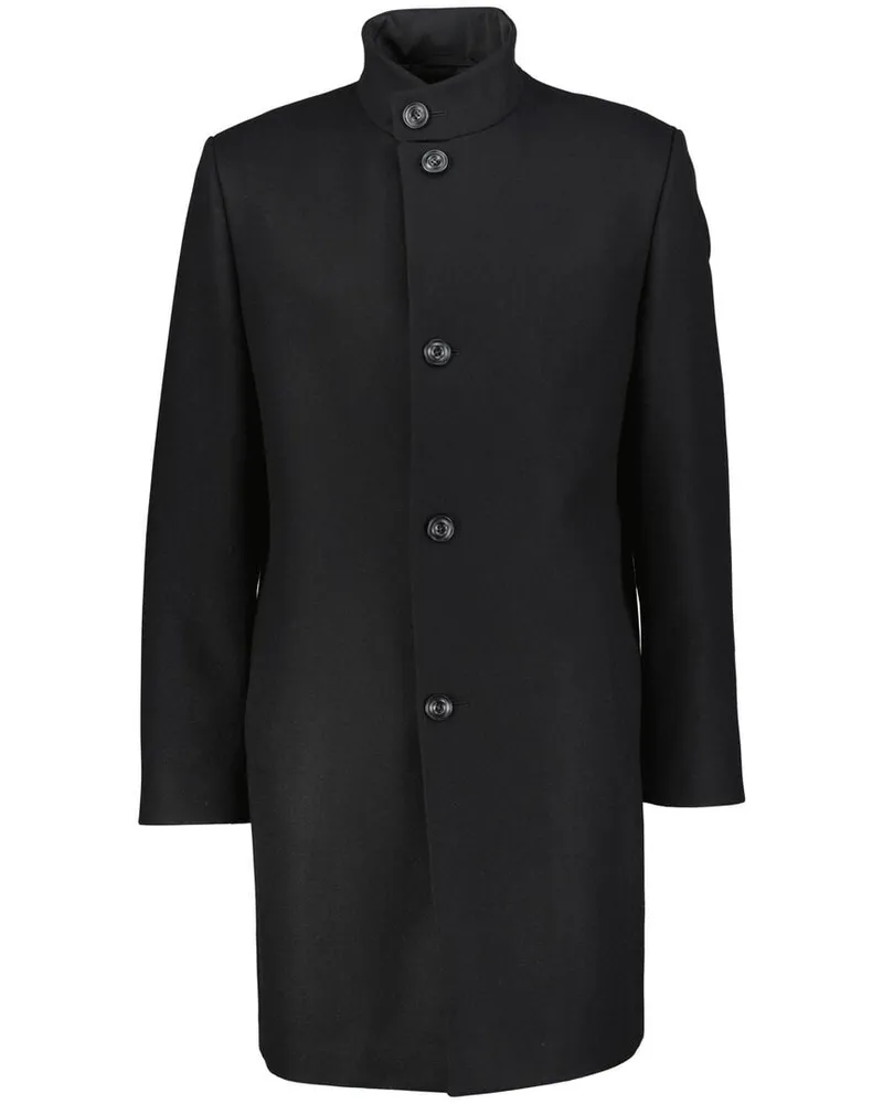 HUGO BOSS Herren Mantel MINTRAX2541 Schwarz