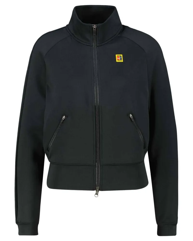 Nike Damen Trainingsjacke NIKECOURT FULL-ZIP TENNIS JACKET Schwarz