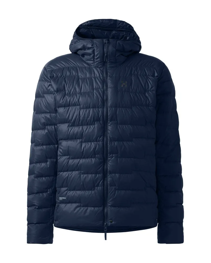 Haglöfs Herren Daunenjacke ROC FLASH DOWN HOOD Dunkelblau