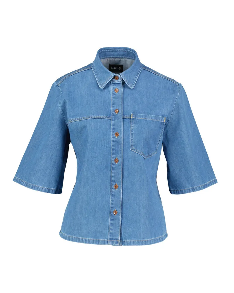 HUGO BOSS Damen Jeansbluse BYNEA Stoned