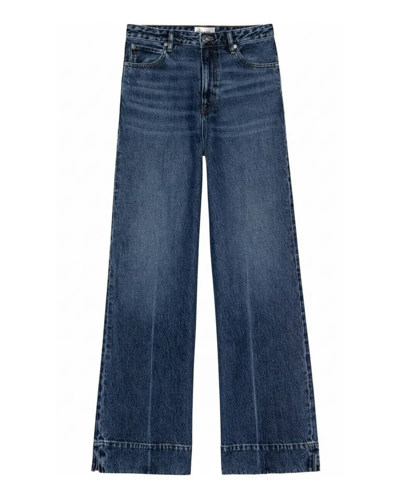 Frame Denim Damen Jeans THE SLICE FLARE Streamline Fit Blue