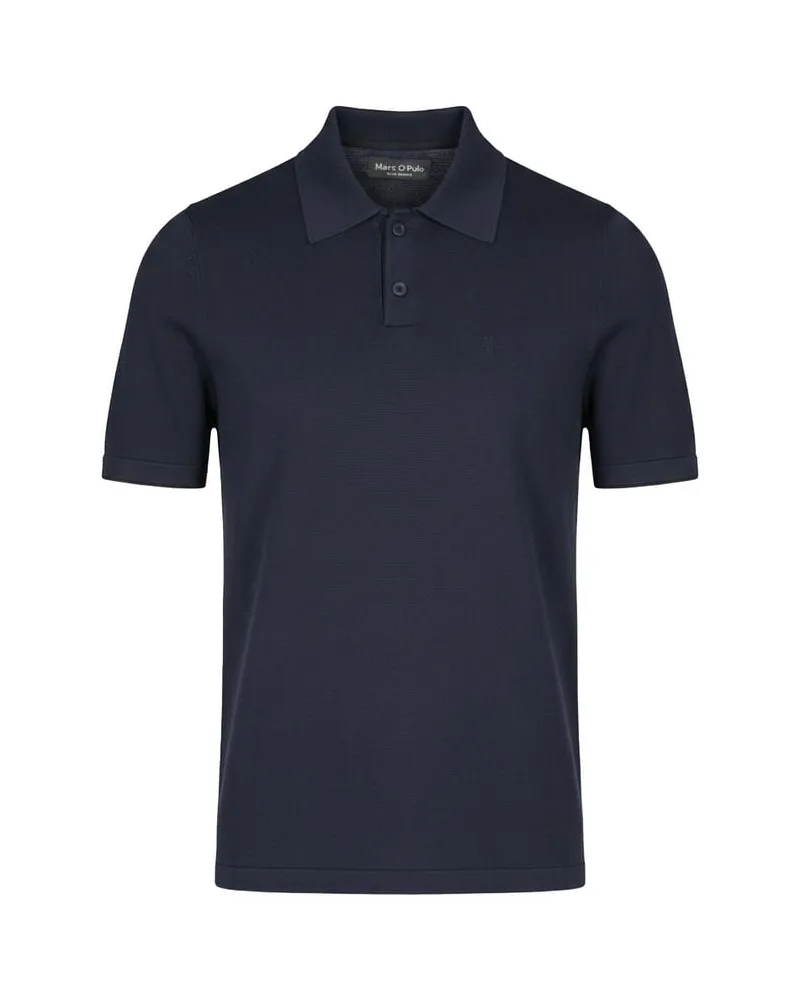Marc O'Polo Herren Poloshirt aus Bio-Baumwolle Navy