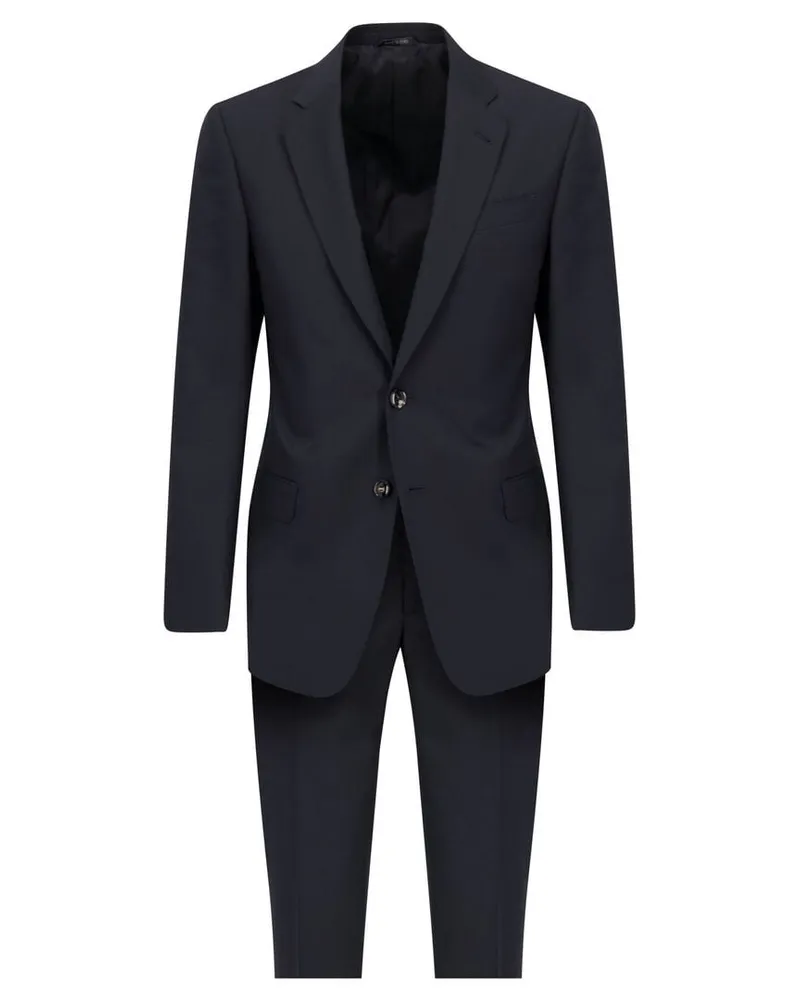 Giorgio Armani Herren Anzug aus Wolle Schwarz