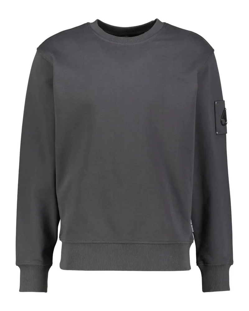 Moose Knuckles Herren Sweatshirt aus Baumwolle HARTSFIELD CREW Grau
