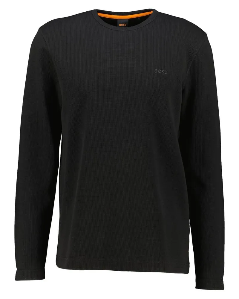 HUGO BOSS Herren Sweatshirt TEMPESTO Schwarz