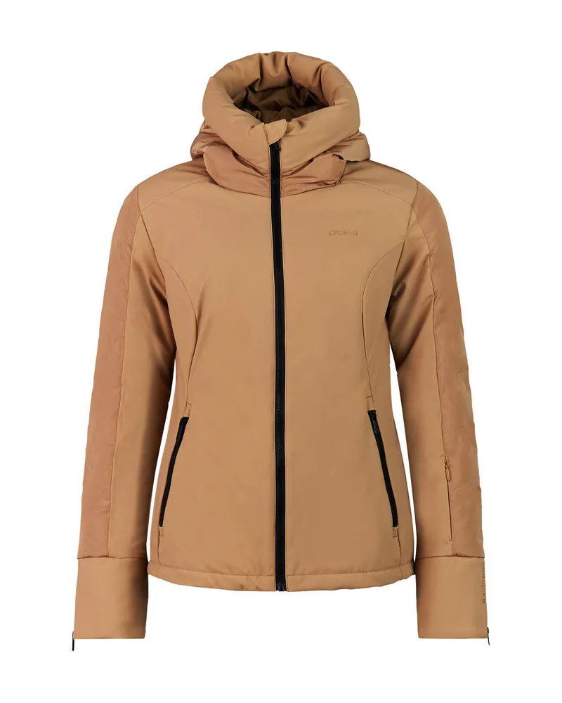 Protest Jacke PRTMERCURY Slim Fit mit PFC-freier Beschichtung Coffee