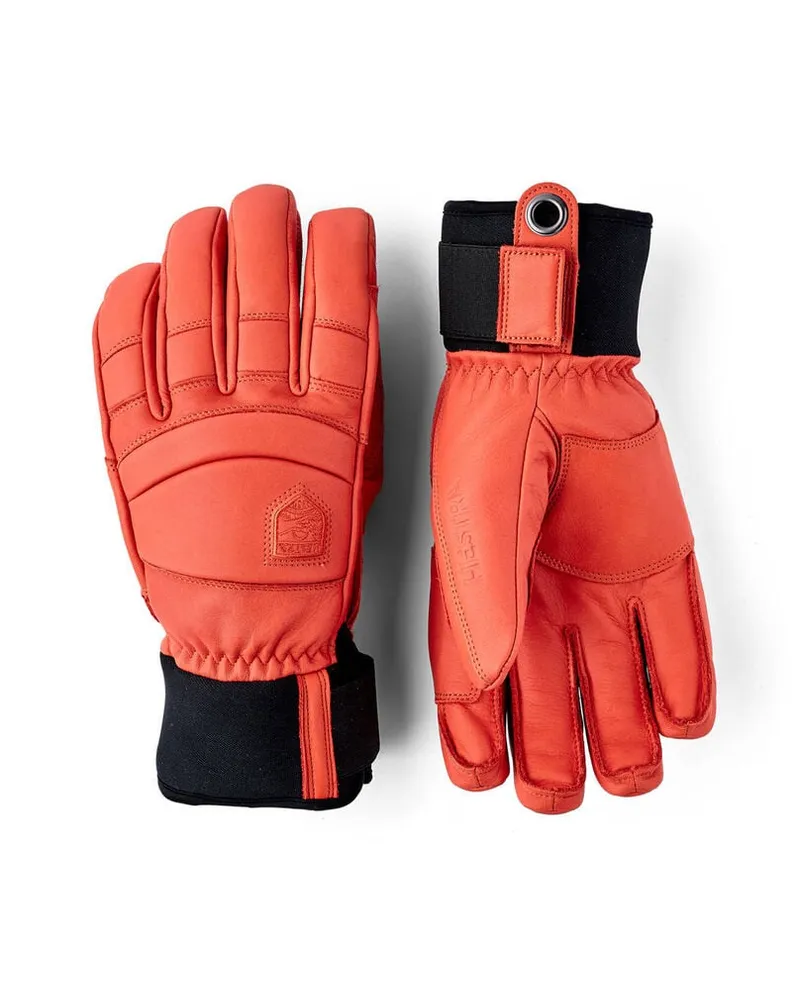 Hestra Herren 5-finger-Handschuhe FALL LINE Rot