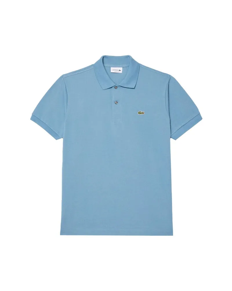 Lacoste Herren Poloshirt aus Baumwolle Classic Fit Jeansblau
