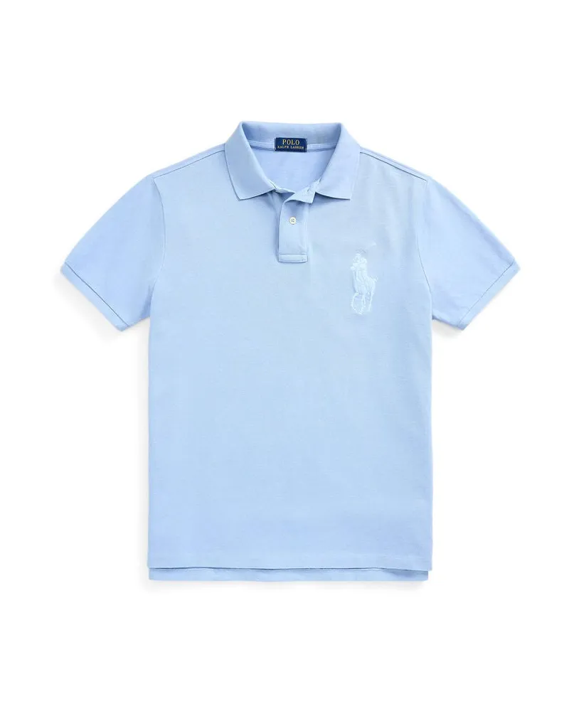 Ralph Lauren Herren Poloshirt Slim Fit Bleu
