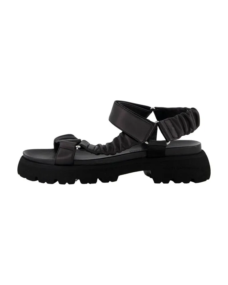 Kennel & Schmenger Damen Sandalen SKILL aus Leder Schwarz