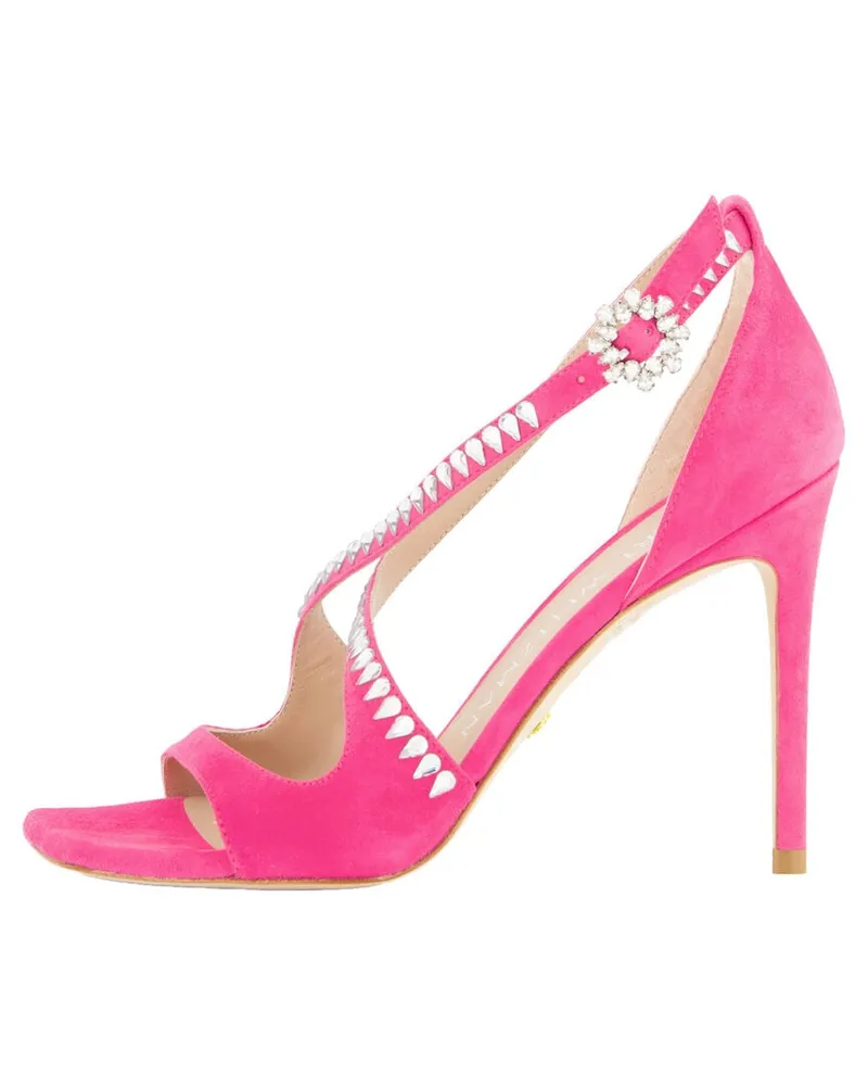 Stuart Weitzman Damen Sandaletten GEMCUT 100 CUT-OUT Pink