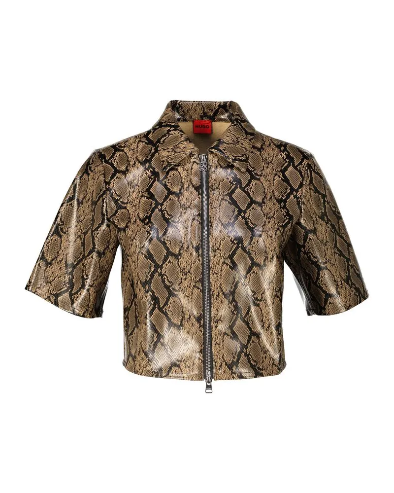 HUGO BOSS Damen Bluse CENI-1 Mehrfarbig