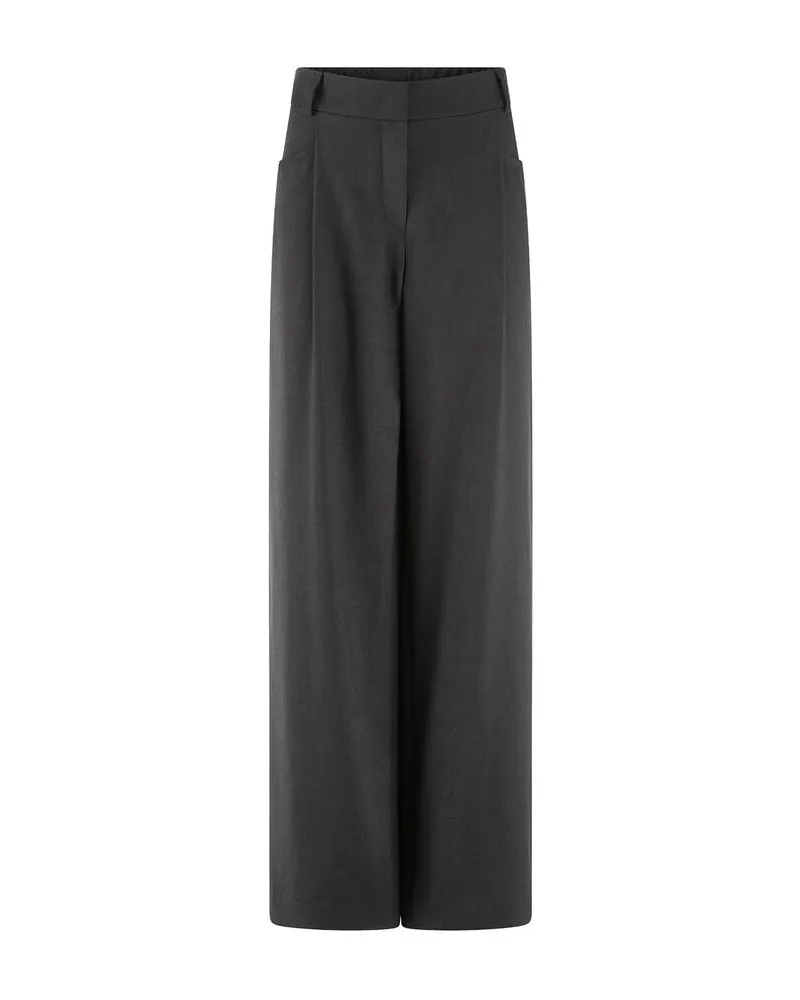 Riani Damen Hose aus Viskosemischung Braun