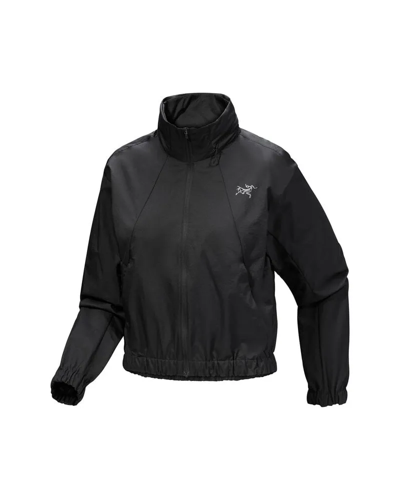 Arc'teryx Damen Windjacke NAYA CROP Schwarz
