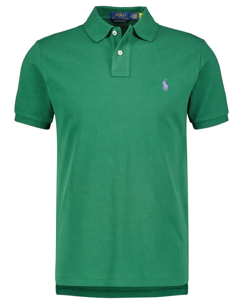 Ralph Lauren Herren Poloshirt Custom Slim Fit Kurzarm Eucalyptus