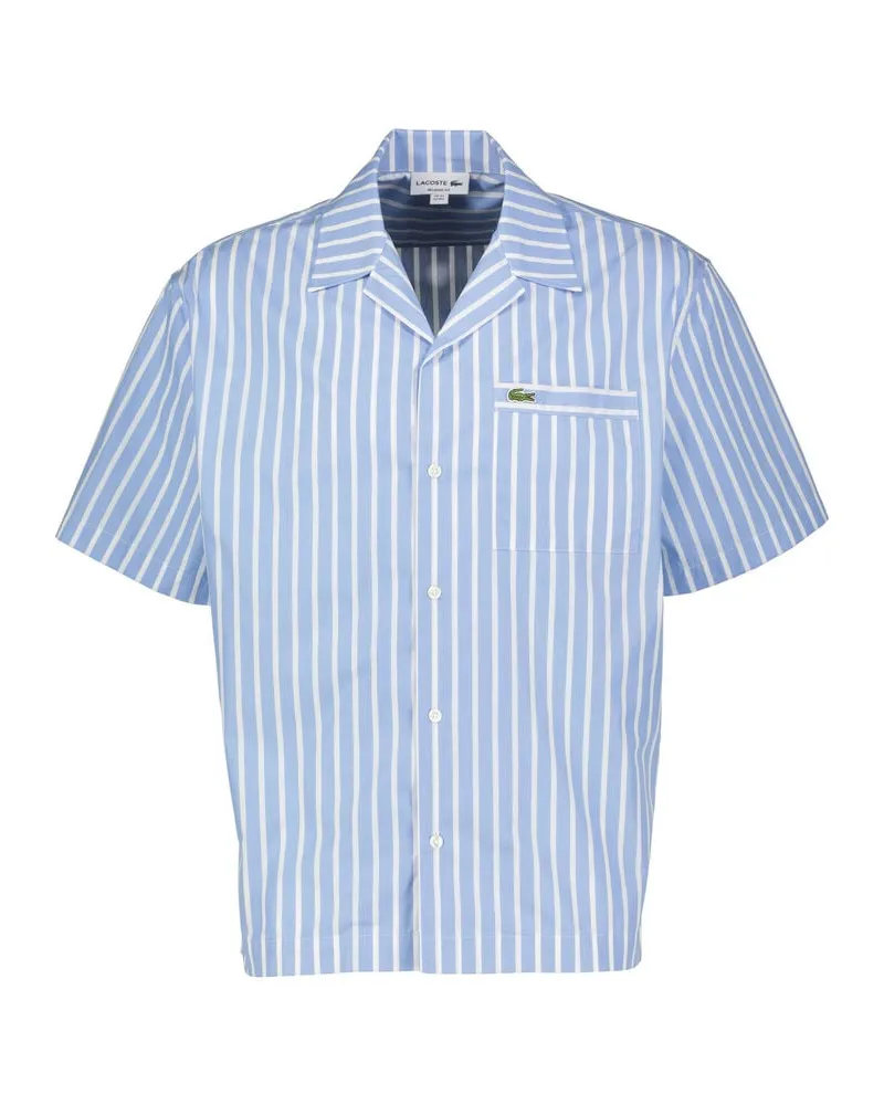 Lacoste Herren Freizeithemd Relaxed Fit Bleu
