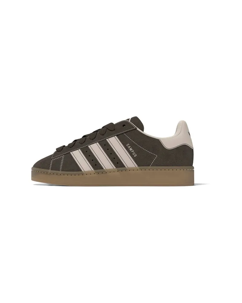 adidas Damen Sneaker Leder CAMPUS 00s Braun