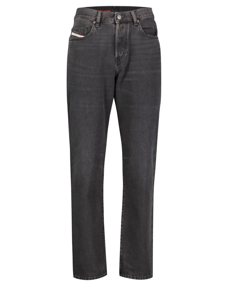 Diesel Herren Jeans 2020 D-VIKER 09B88 Straight Fit Black