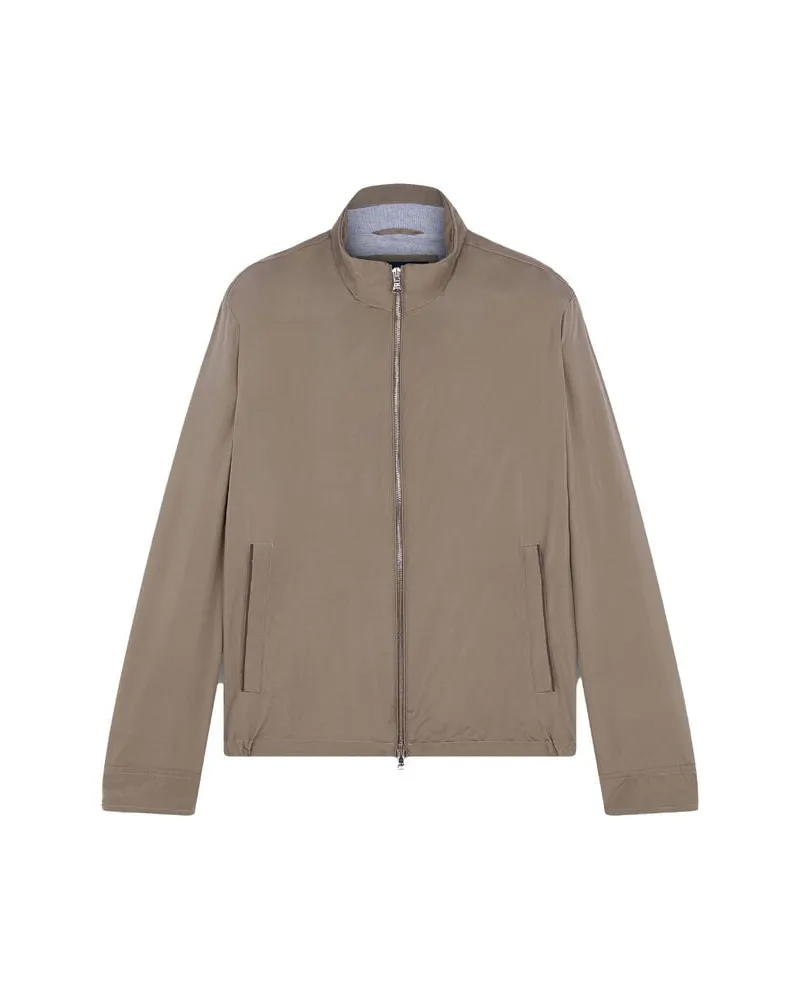 Paul & Shark Herren Blouson TYPHOON SILK Regular Fit Taupe