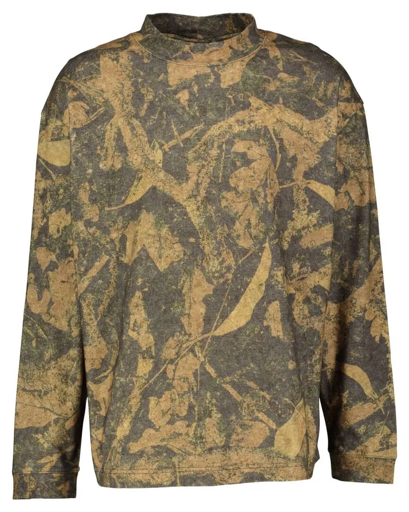Acne Studios Langarmshirt Relaxed Fit Braun