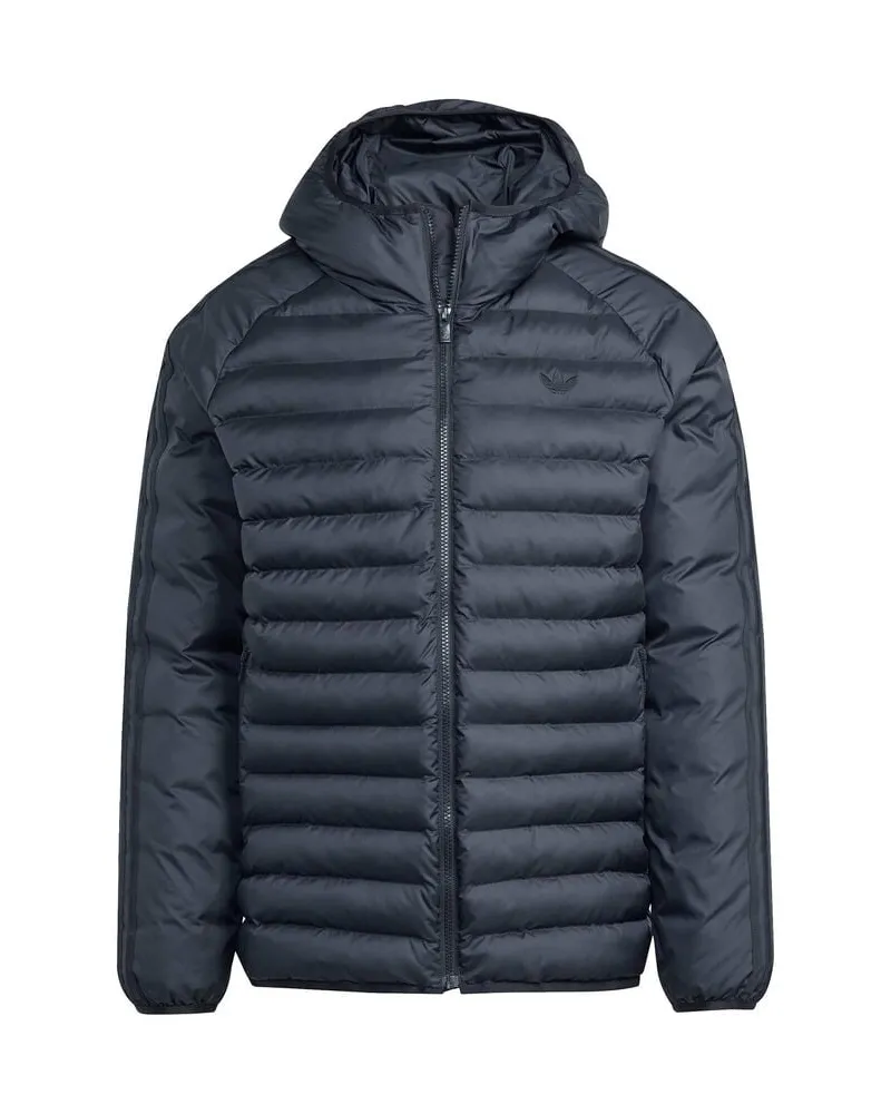 adidas Herren Steppjacke mit Kapuze SYNTHETIC HOODED JACKET Schwarz